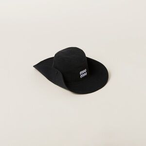 Miu miu denim hat
